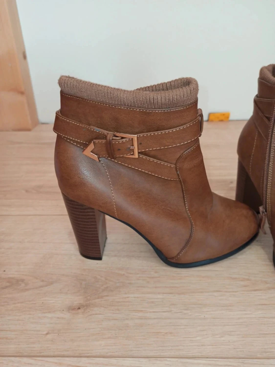 Paire bottines marron – photo 2
